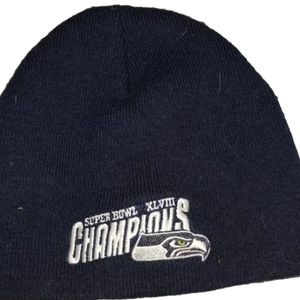 Seahawks Superbowl XLVIII Championship Beanie